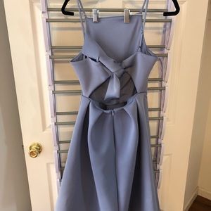 asos bow back midi prom dress